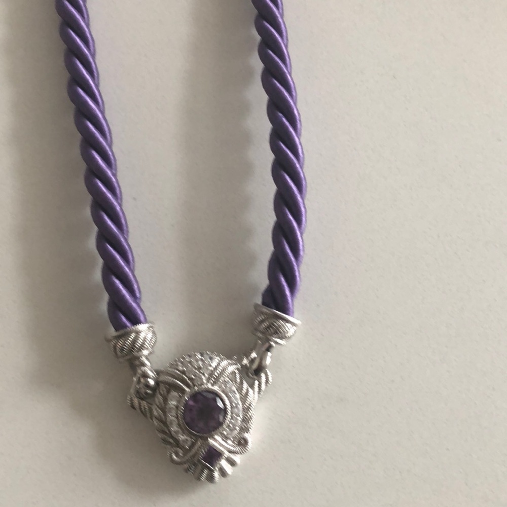 Judith Ripka 17” rope necklace